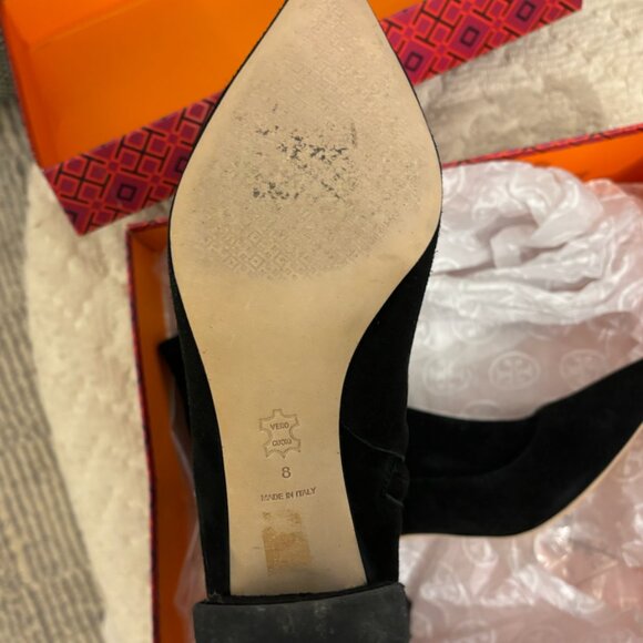 Tory Burch Penelope Suede Booties - Picture 2 of 5